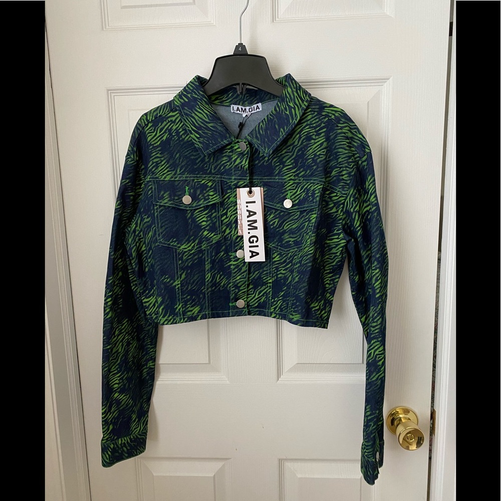 Denim Cropped Jacket